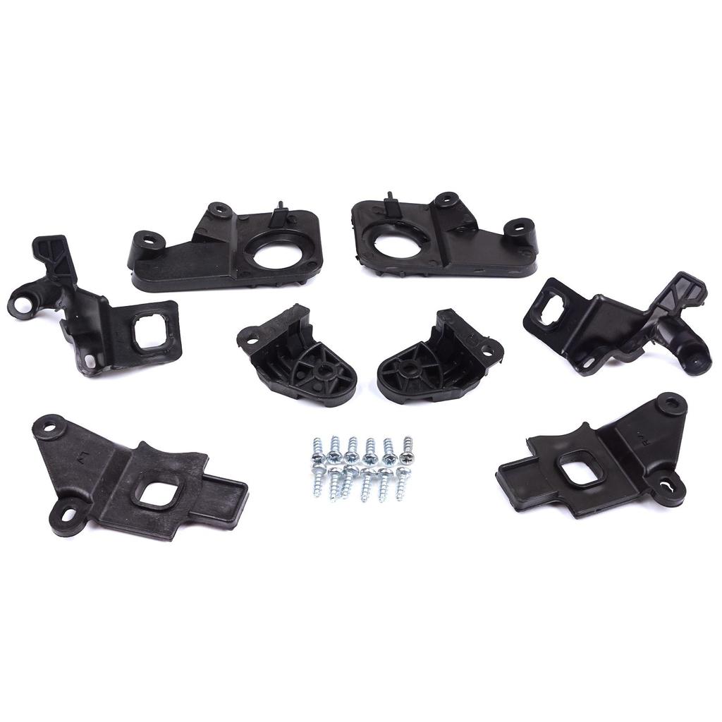 EHL576 Headlight Holder Mount Repair Bracket Tab Set Left Right Side for Citroen C5 MK2 MK3 RD TD RW X7 2008-2017 6212F0 6212F1