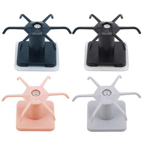 Yousheng Cookware Hanger Rotatable Hooks Strong Load-bearing Easy To Install Wall-Mounted Utensil Organizer Kitchen Accessories