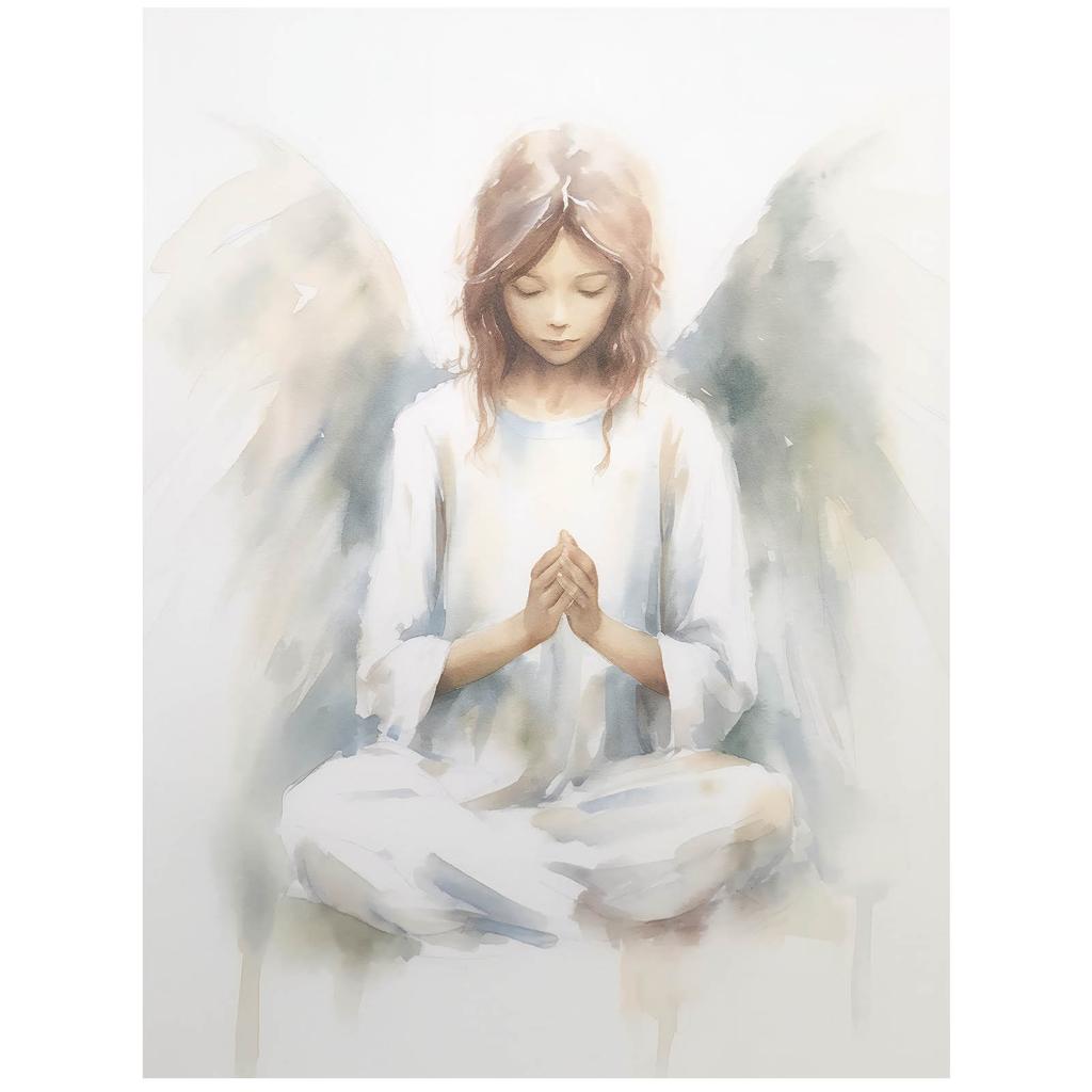 Delikatny Anioł Delikatny Anioł, 50X70 Cm, Bez Ramy, Płótno Premium Na Blejtramie