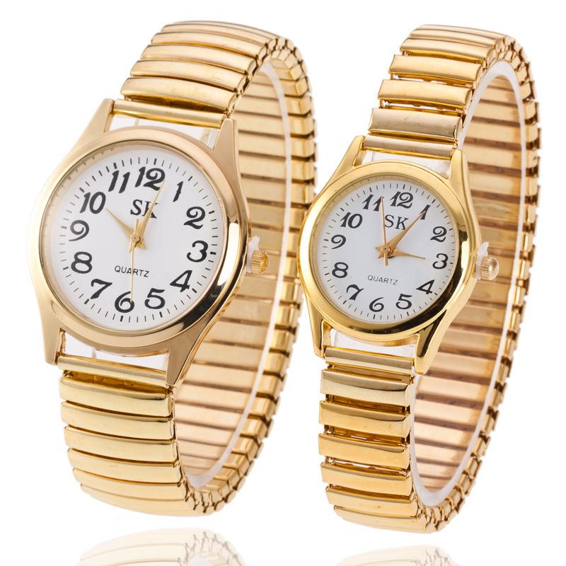 Digital Senior Watch with Spring Band and Simple Scale