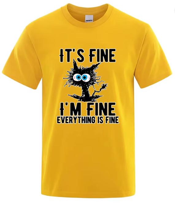 Unisexs High Quality TShirt Cotton Funny Cool Cat Printed TShirt Casual Unisexs Short Sleeve TShirt For Unisex TShirt Male Top
