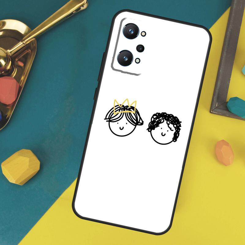 Young Royals Simon and Wilhelm Case For Realme C53 C55 C67 C61 C75 C51 C21Y C25S GT 6 6T 5 GT7 Pro 10 11 12 13 14 Pro Plus