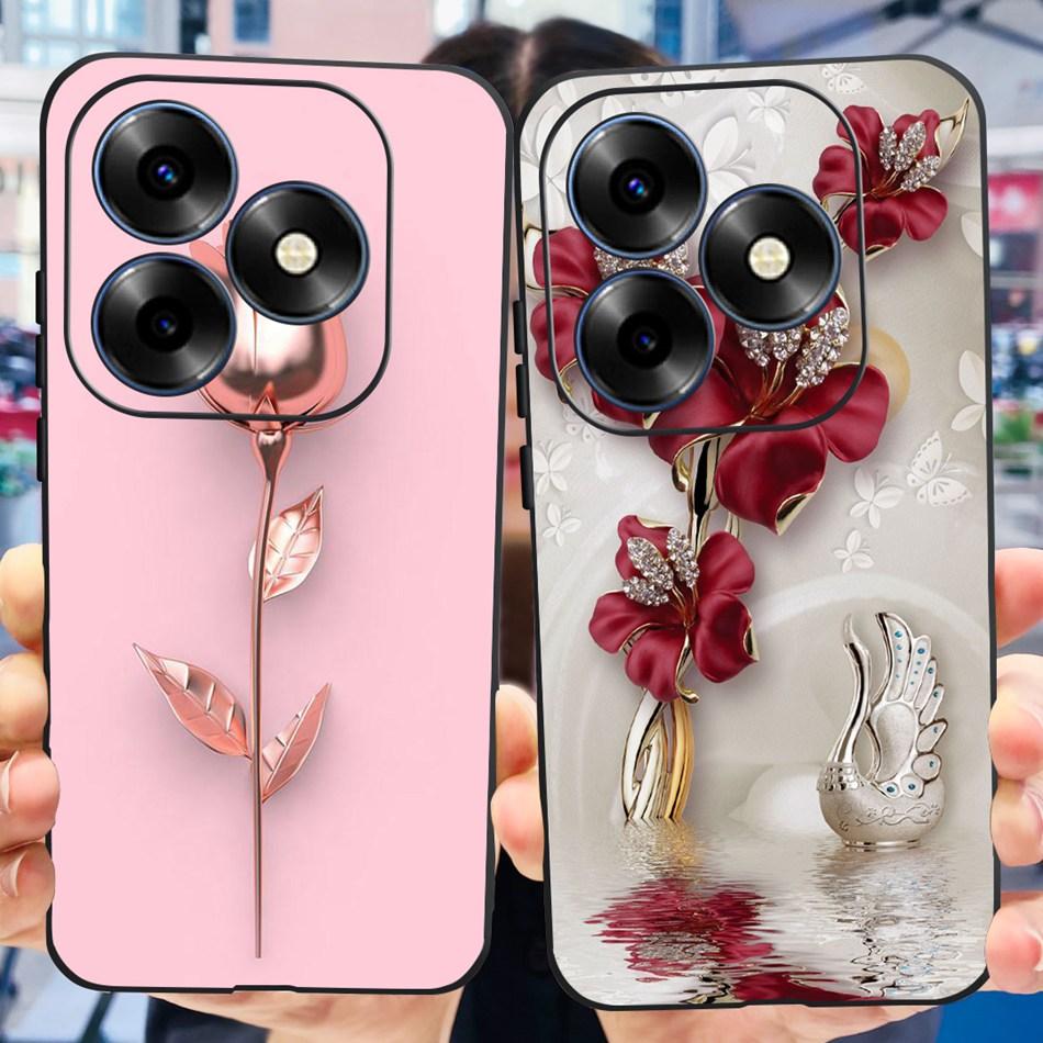 Для чехла Itel S23 Plus S681LN itel S23 S665L Модный Элегантный Расписной Мягкий Силикон ТПУ Задняя Крышка Телефона Для Itel S23+ S23Plus