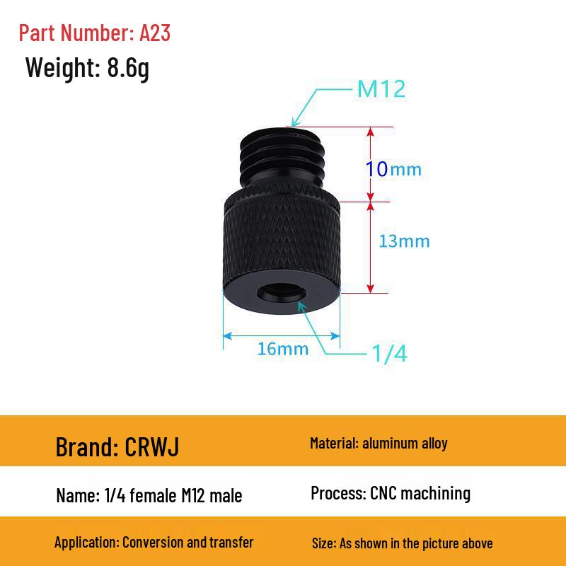 Адаптер-переходник с винтом для преобразования нескольких размеров для кронштейнов для камеры и проектора