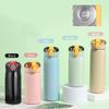 320/460ML Dzieci Stal Nierdzewna Butelka Termiczna Przenośny Dziecięcy Kubek ze Słomką Zimny i Gorący Termos Termiczny Bidon Studencki Stankey