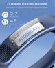 Bladeless Quad-Core Neck Fan: Portable, USB Rechargeable, High Wind Power for Outdoor Sports