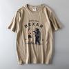 Export Tail Single Men's Cut Label Cattle Goods Fashion Fashion Brand T-shirt Short Sleeve Hong Kong Style Export American Street Retro T-shirt