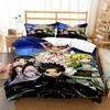Fashion SAO Anime Art Print Three Piece Bedding Set Fashion Article Boys Or Adults For Beds Quilt Covers Pillowcases Bedding Set