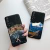 For Honor 20 Case For Honor 20 Pro YAL-AL10 Cover Cute Cat Cartoon Painted Phone Case For Honor20 20Pro YAL-L21 Soft Bumper Capa