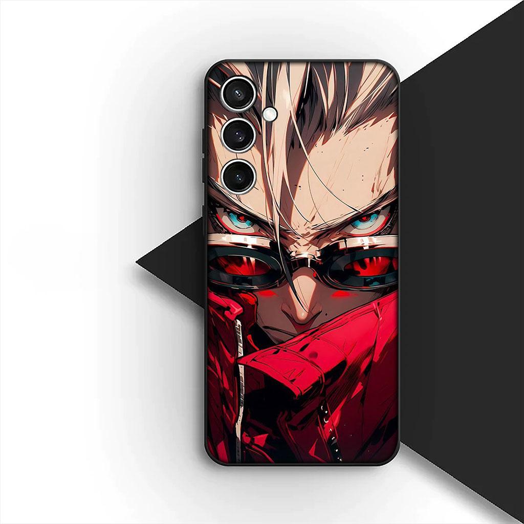 Чехол для телефона для Samsung Galaxy S25 S24 S23 FE Ultra Plus S7 Edge S25+ S23+ A56 5G Funda Корпус Мягкий чехол Trigun Stampede