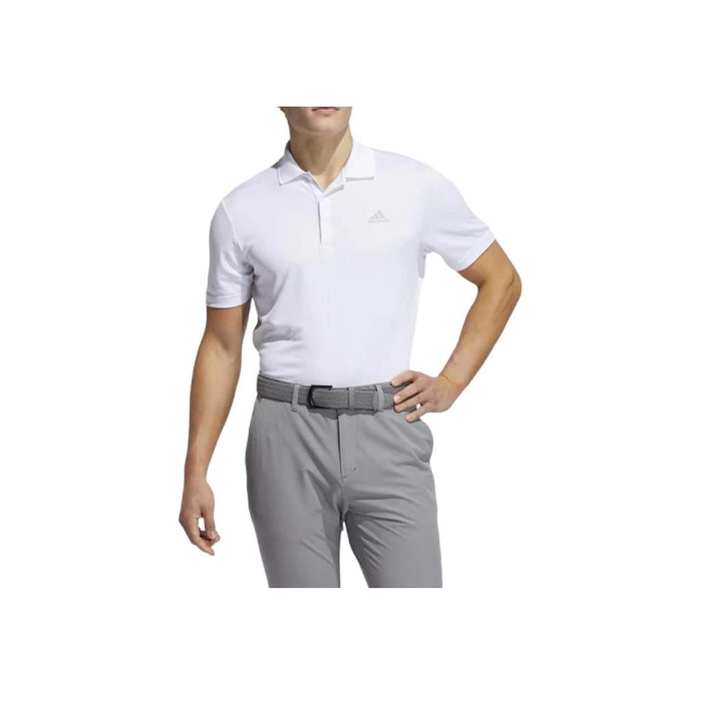 Adidas Performance Primegreen Golf Polo Shirt With Logo Print Men Tops White GQ3132