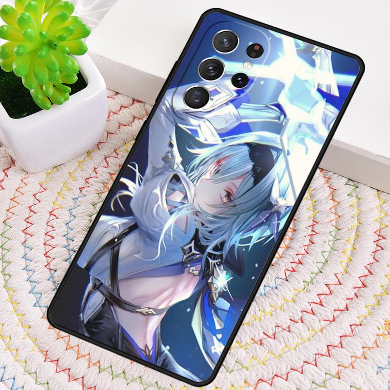 Genshin Impact Eula Игровой силиконовый чехол для телефона для Samsung Galaxy note 10 pro S26 S25 S24 S23 S22 S21 Plus S25Ultra Capa Cover