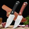 Utility Knife BBQ Slicing Fish Fruit Steak Knife Plastic Handle Kitchen Knives Hand Forge Boning Butcher Knife Chef Cleaver Tool