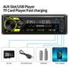 1DIN автомобильный радиоприемник MP3 мультимедийный плеер Bluetooth AUX TF карта USB поддержка зарядки телефона FM радио аудио эквалайзер стерео универсальное аудио