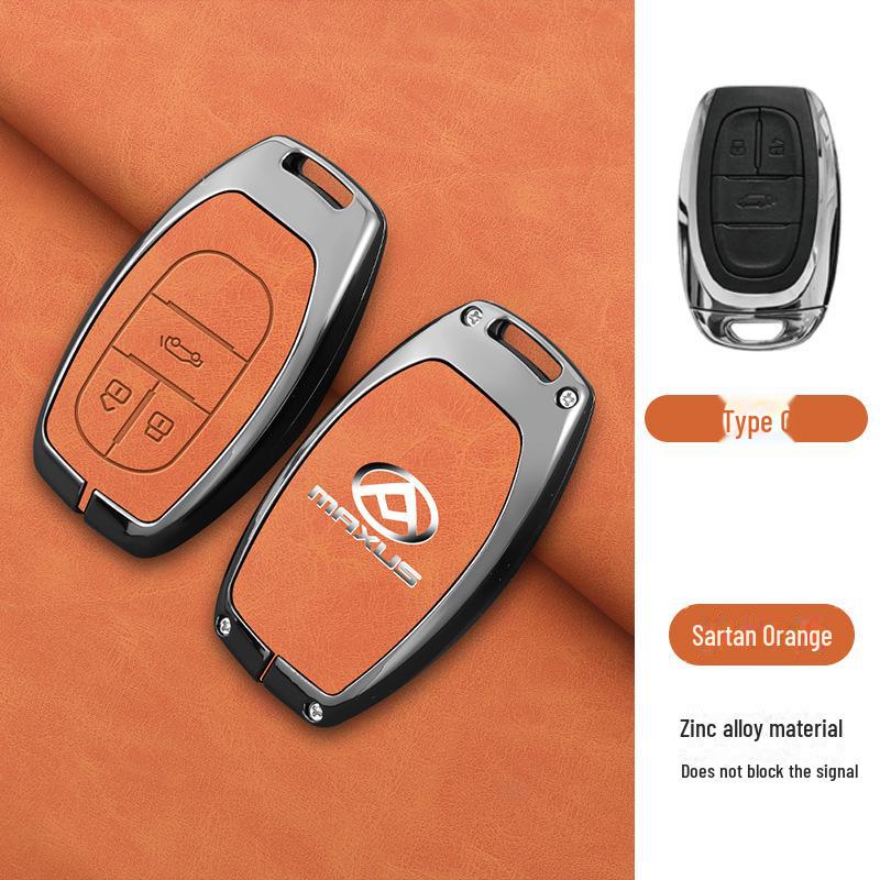 Чехол для женского ключа SAIC Maxus D90 для автомобиля Maxus G50 2019, высококачественный металлический корпус с пряжкой.