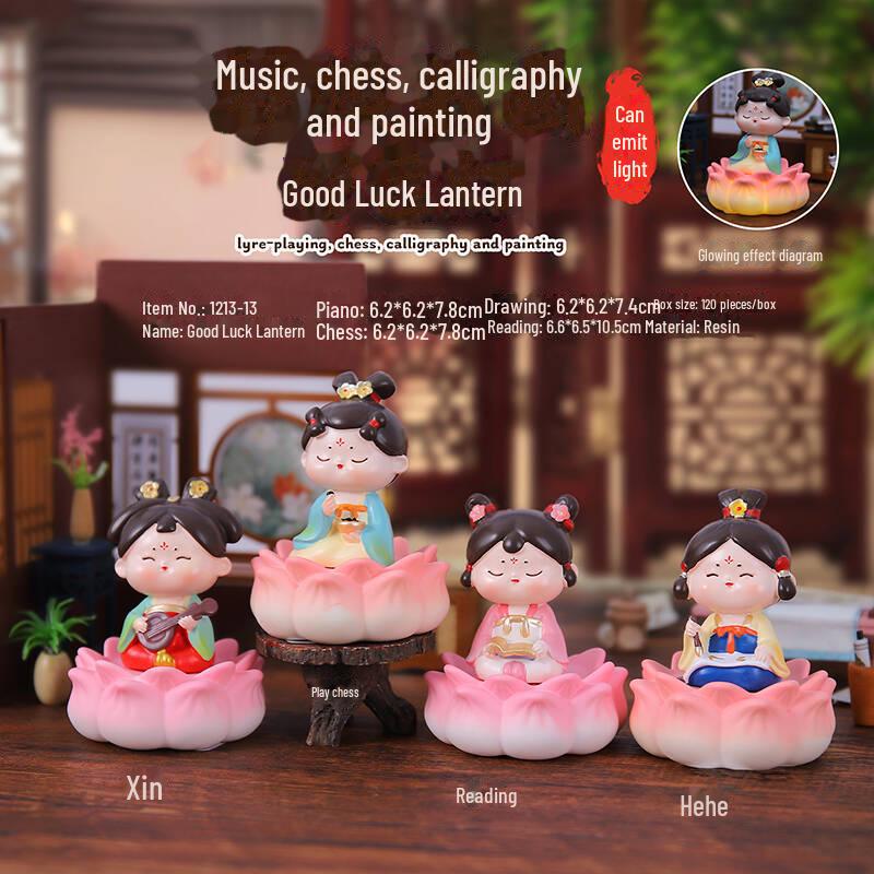 Креативный держатель для телефона в стиле династии Тан: Изысканный орнамент из смолы