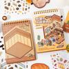 20sheets/bag Sticker Book 3D Town Scenery Flip Stickers Scrapbook Stationery DIY Handbook Decoration For Phone Case Notebook