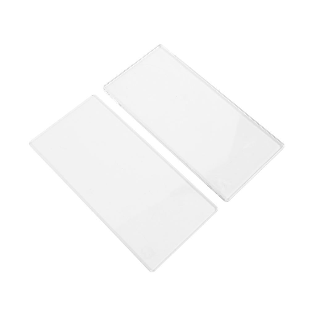 2Pcs Die Cut Machine Cutting Pad Clear PE Die Cutting Plate for Crafts Making 16 X 8cm