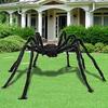 A 59.06inch Giant Black Spider, Suitable for Indoor and Outdoor Halloween Decoration, Family Parties, Courtyard Haunted House Decoration