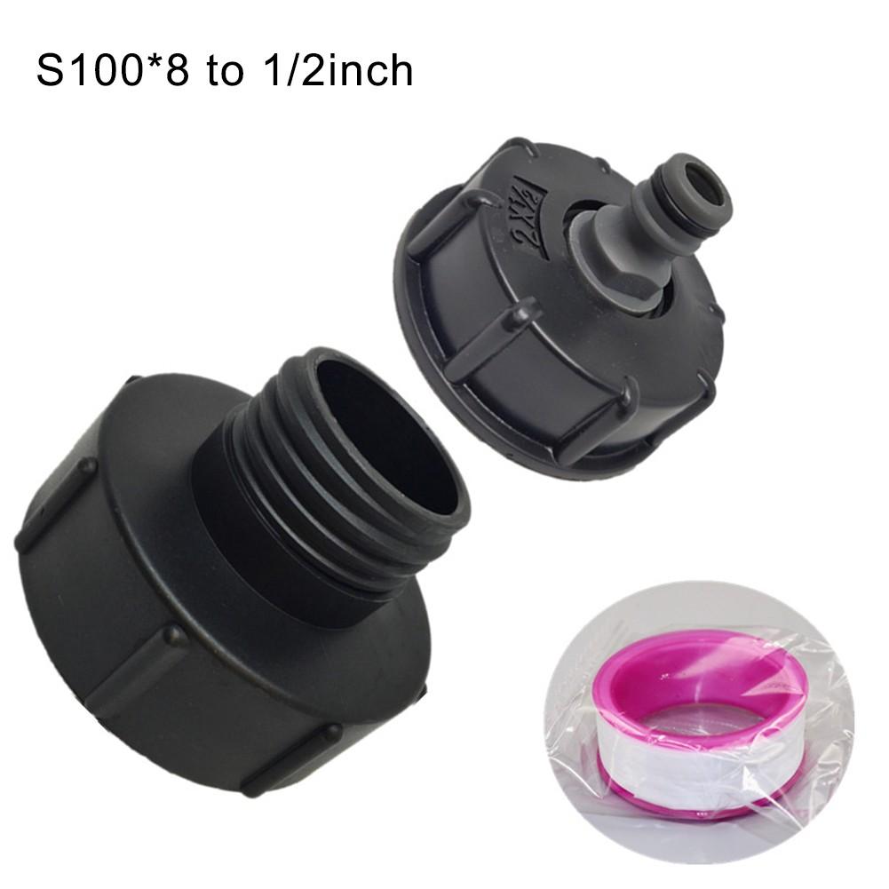 IBC Tote Tank Hose Valve Adapter for Efficient Garden Irrigation Tasks