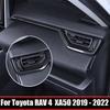 Для Toyota RAV4 RAV 4 XA50 -2024 внутренняя накладка на дефлектор кондиционера приборной панели Наклейка на полосу центральной консоли Аксессуары