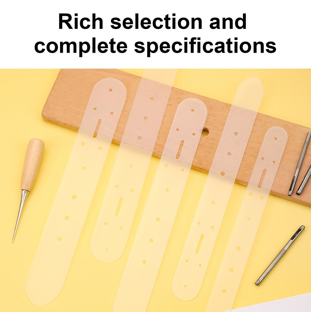 Прозрачные акриловые шаблоны для пробивки отверстий в ремне, шаблоны для позиционирования отверстий в кожаном ремне, размеры 25 мм 30 мм 35 мм 38 мм 40 мм на выбор