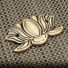 Brass Lotus Wall Hanging for Wall Door | Home Decor Hanging Brass Lotus Flower for Decoration Housewarming Gift Lotus Brass Wall Hanging (Small)