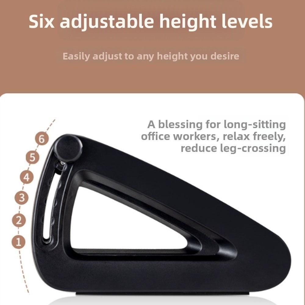 Non-slip Pad Foot Rest Under Desk Plastic Footstoo Ergonomic Footrest  for Under-desk Support