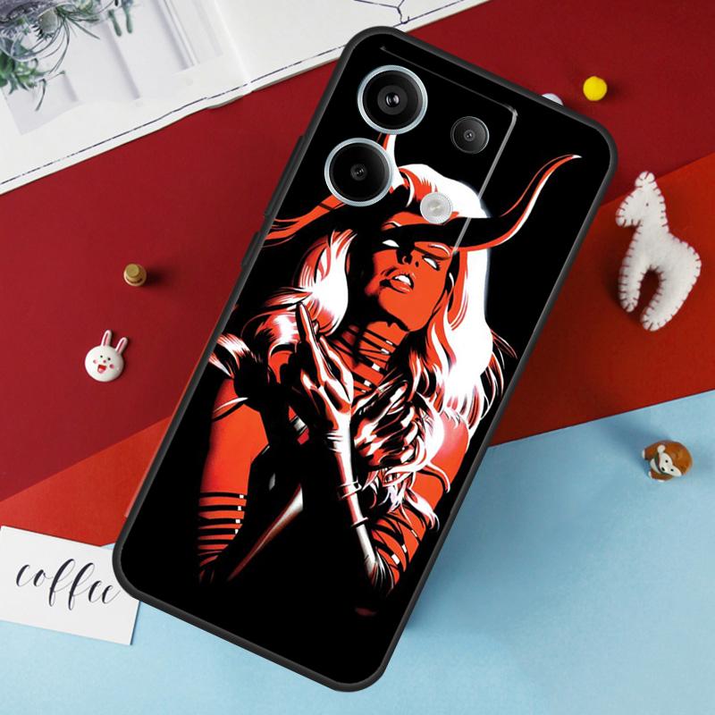 Чехол 'Дьяволица' для Xiaomi Redmi Note 13 Pro 14 12 11 10 15 Pro Plus Redmi 10C 12C 13C 14C 15C 15