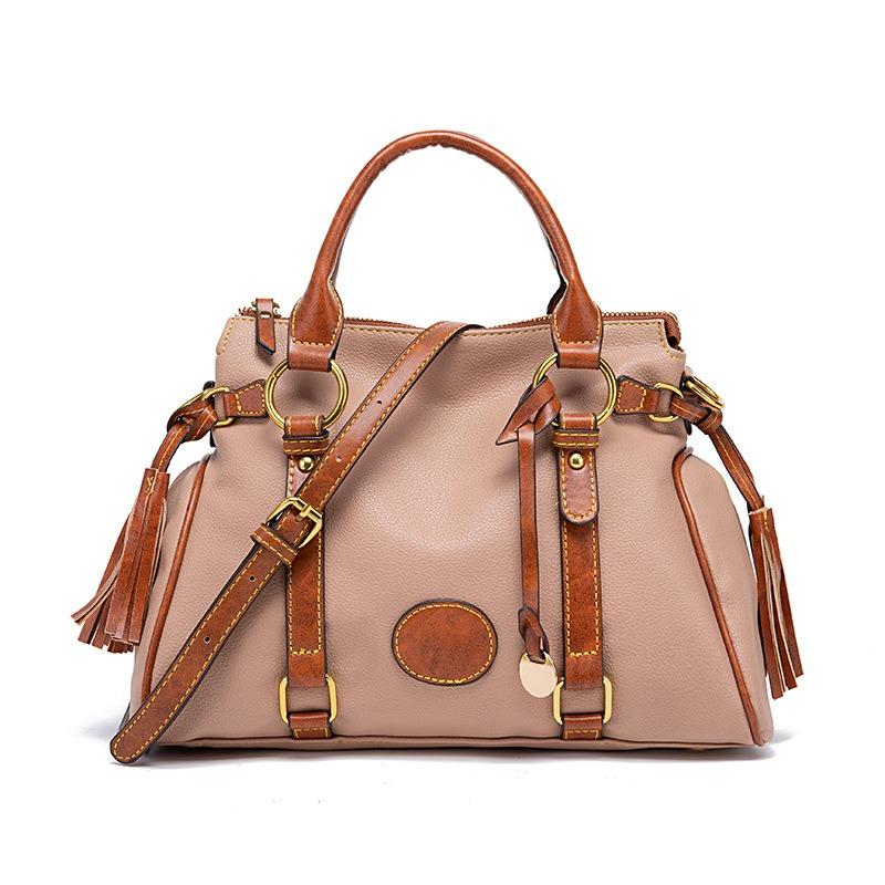 Винтажная сумка через плечо Color Clash, женские сумки