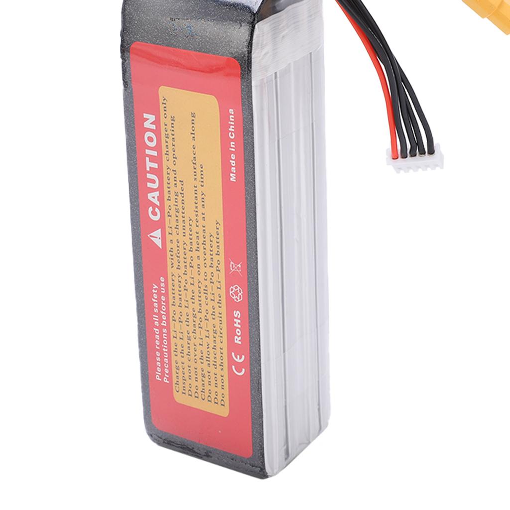 Аккумулятор LiPo 14,8 В 6000 мАч 45C 4S разъем XT60 Модель аккумулятора LiPo для дрона, автомобиля, самолета