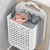 Складная корзина для белья большой вместимости с перфорацией, корзины для хранения одежды, портативная пластиковая корзина для хранения, органайзер для ванной комнаты