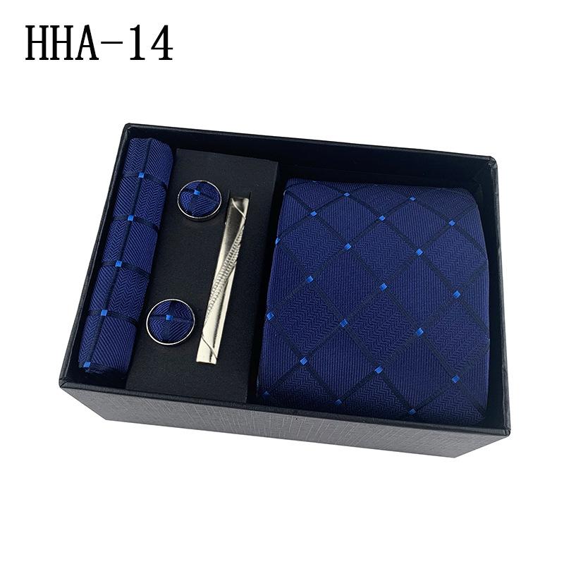 Cozy Up 5 Pieces Set Paisley Men's Tie Including Tie Square Cuff Tie Clip Gift Box