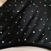 SINGREINY Polka Dot Print Underwear 3pcs Suits Fashion Strap Backless Club Shiny Sexy Suits Erotic Mesh Sheer Lingerie Sets