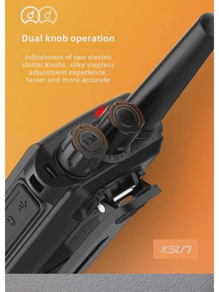 KSU7 8 Вт мощная мини-рация с сильным проникновением сигнала и быстрой зарядкой через USB (х26)