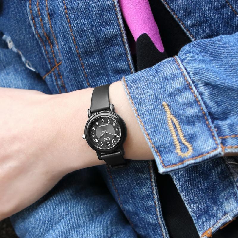 Casio Серия YOUTH - LQ трехстрелочные с диском, элегантные и простые, ретро-мода, кварцевый механизм, полимерный ремешок, японские и корейские часы, LQ-139AMV-1B3