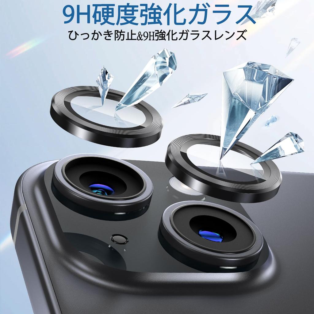 Uneawit Camera Film Camera Protection for iPhone 15 15 Plus Lens Cover Camera Cover Lens Protection Cover Camera Protection Film Aerospace Materials