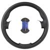 TQ014Custom Carbon Fiber Leather Car Steering Wheel Cover For Ford Focus 2 2005-2011 (3-Spoke) Anti-Slip Fix Worn OEM Wheel