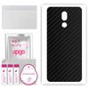apgo Protective Skin Sticker for the Back Compatible with LG Stylo 5, Wrap Film, Foil, Vinyl - Pattern Carbon Black