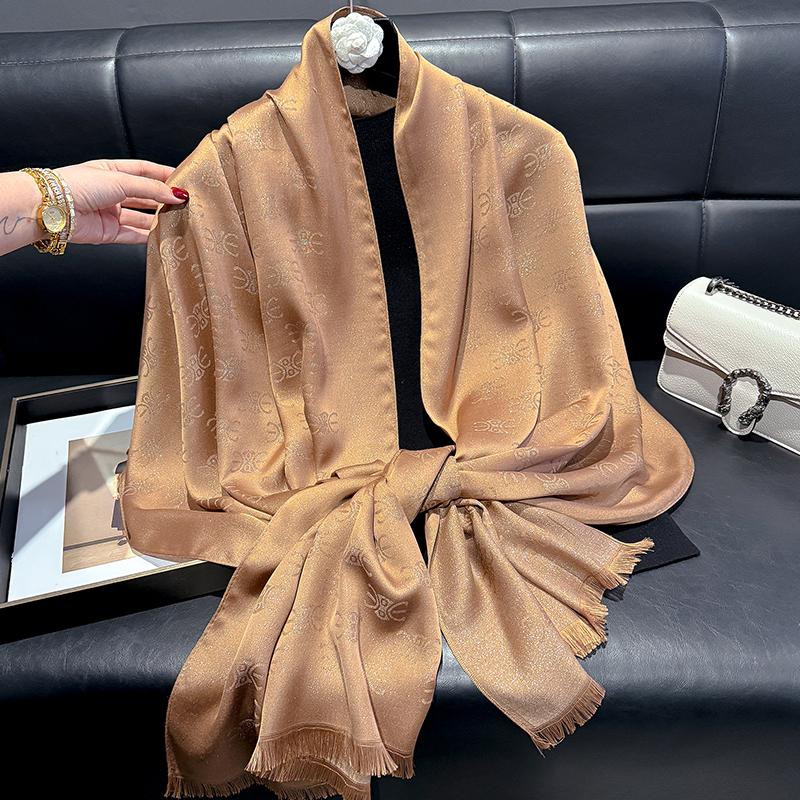 Новый женский элегантный принт хиджаб длинный шарф из хлопка Tencel с защитой от солнца Four Seasons шарф украшение шаль накидка платок на голову