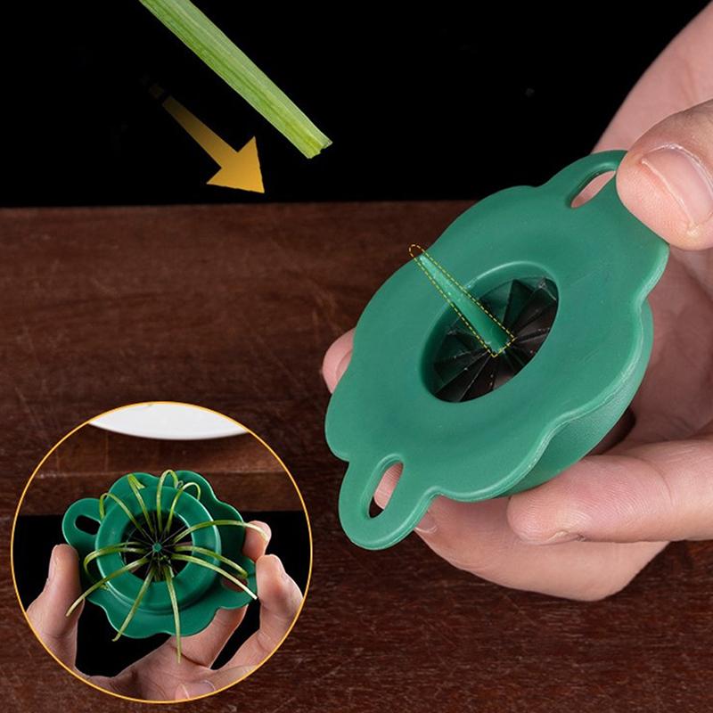 Зеленый лук, легкая нарезка, измельчитель, цвет сливы, нарезка зеленого лука, волочение проволоки, кухонный сверхтонкий измельчитель овощей