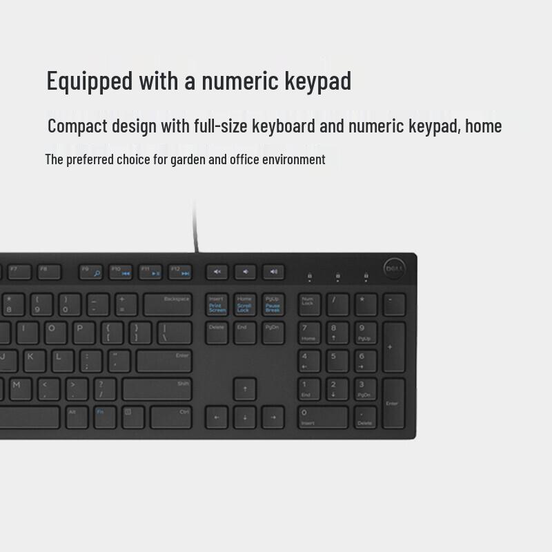 Dell MS116 Wired Mouse and KB216 Wired Keyboard Business Office Set
