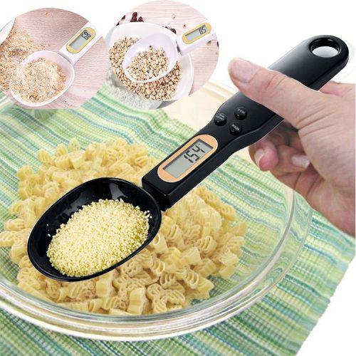 Цифровые весы для ложек, ЖК-дисплей, кухонные весы для ложек, 500 г/0,1 г, электронные мерные весы для ложек