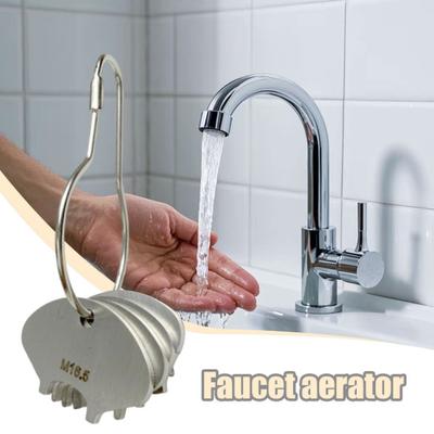 4 шт. Аэратор для кухонного смесителя из нержавеющей стали, ключ M16.5/18.5/21.5/24, 4 размера, сверхпрочный универсальный вставной аэратор, инструменты для снятия, смеситель