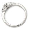 NON BRAND - Trilogy Diamond D VVS2Ring ring Pt900/diamond #6.5(JP Size) Array