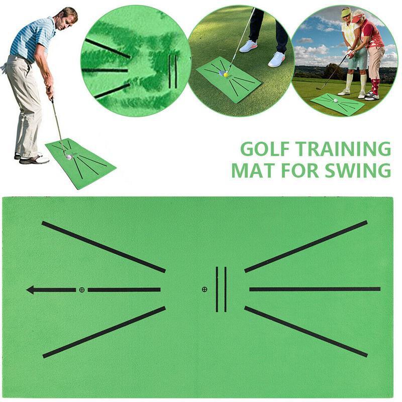Тренировочный коврик для гольфа на открытом воздухе, коврик для обнаружения качелей, тренировочное оборудование для тренировок, сетчатая подушка