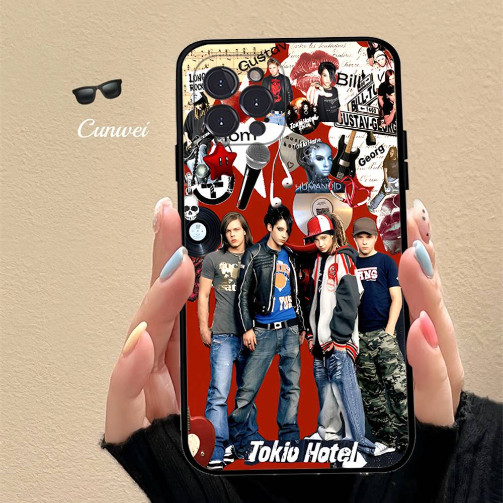 Чехол для телефона Tom Bill Kaulitz T-Tokio-H-HotelS Для iPhone 17 16 15 14 11 12 13 Mini Pro XS Max Plus Funda Shell