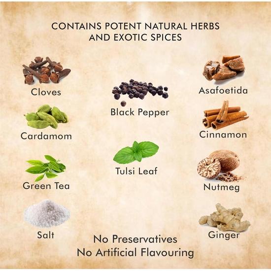 Зеленый чай Octavius Indian Kahwa Detox - 150 г | 100% натуральные ингредиенты | Чайный порошок | Зеленый чай Desi Kahwa, банка 150 г