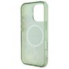 Guess Guhmp16Lhfwbdcen Iphone 16 Pro 6.3 Zielony/Green Hardcase Iml Flower & Tonal Circle Magsafe