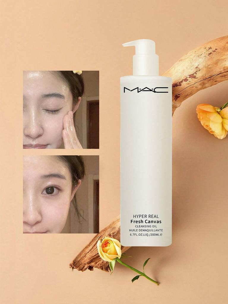 Mac Очищающее масло Hyper Real Fresh Canvas - 6,7 жидких унций/200 мл